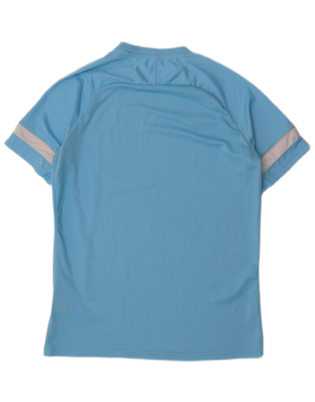 Camiseta masculina NIKE Dri Fit Top grande azul colorblock poliéster
