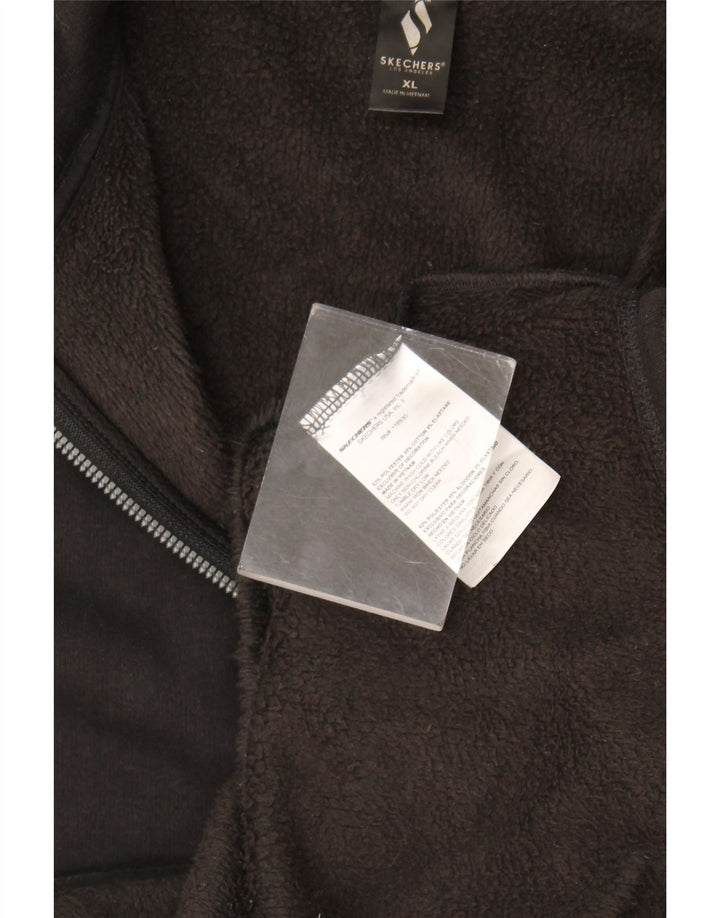 Skechers Mens Tracksuit Top Jacket XL Preto Poliéster