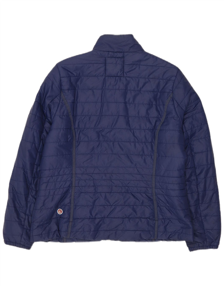Jaqueta acolchoada masculina Colmar UK 38 poliéster azul marinho médio