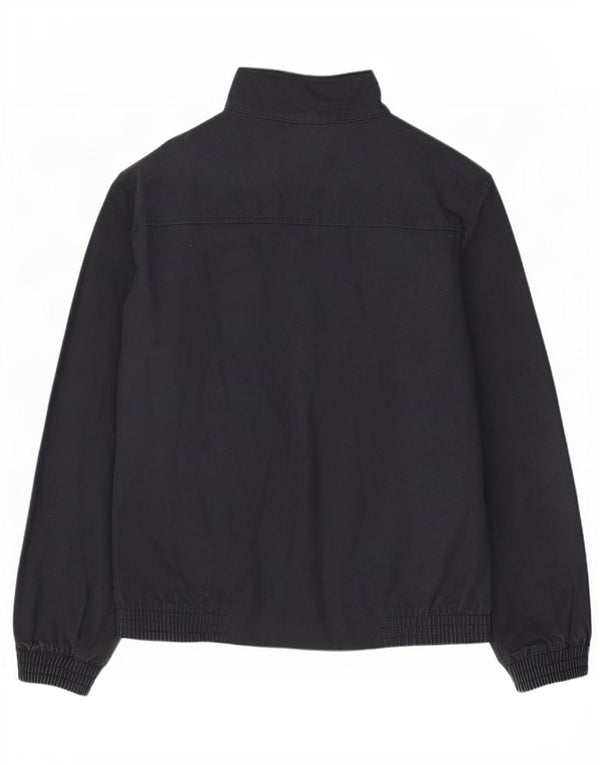 Jaqueta bomber masculina Lyle & Scott Reino Unido 40 grande algodão azul marinho