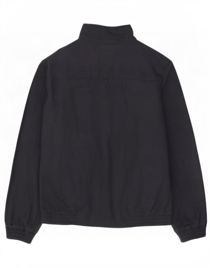 Jaqueta bomber masculina Lyle & Scott Reino Unido 40 grande algodão azul marinho