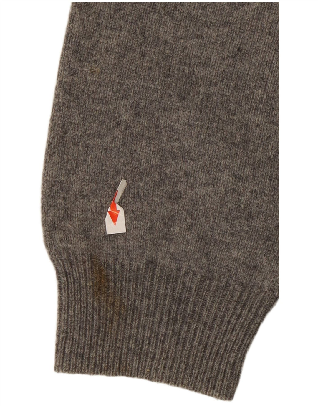 Suéter masculino Marlboro Classics com decote em V 2XL lã cinza