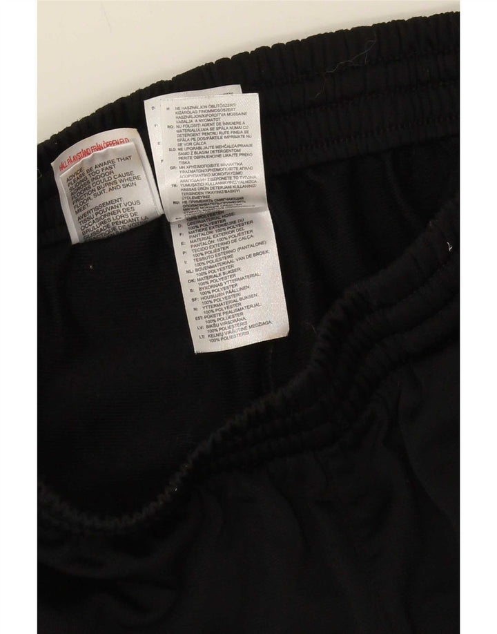 Adidas meninos calças de treino joggers 13-14 anos preto poliéster