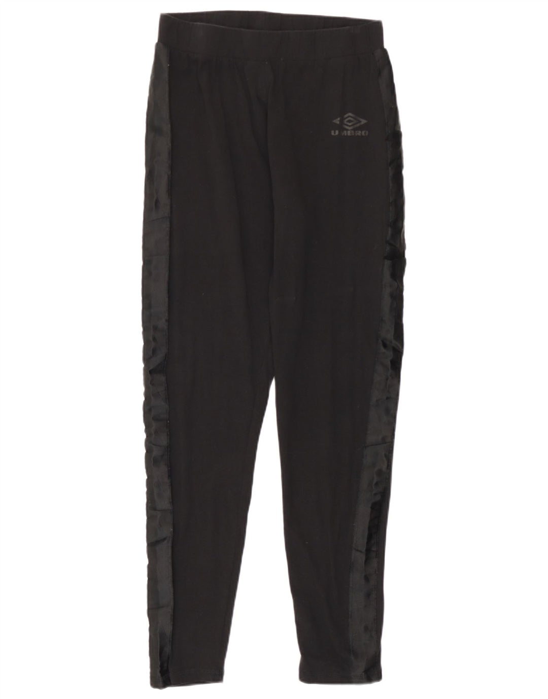 Leggings femininas da Umbro UK 14 grande algodão colorblock preto