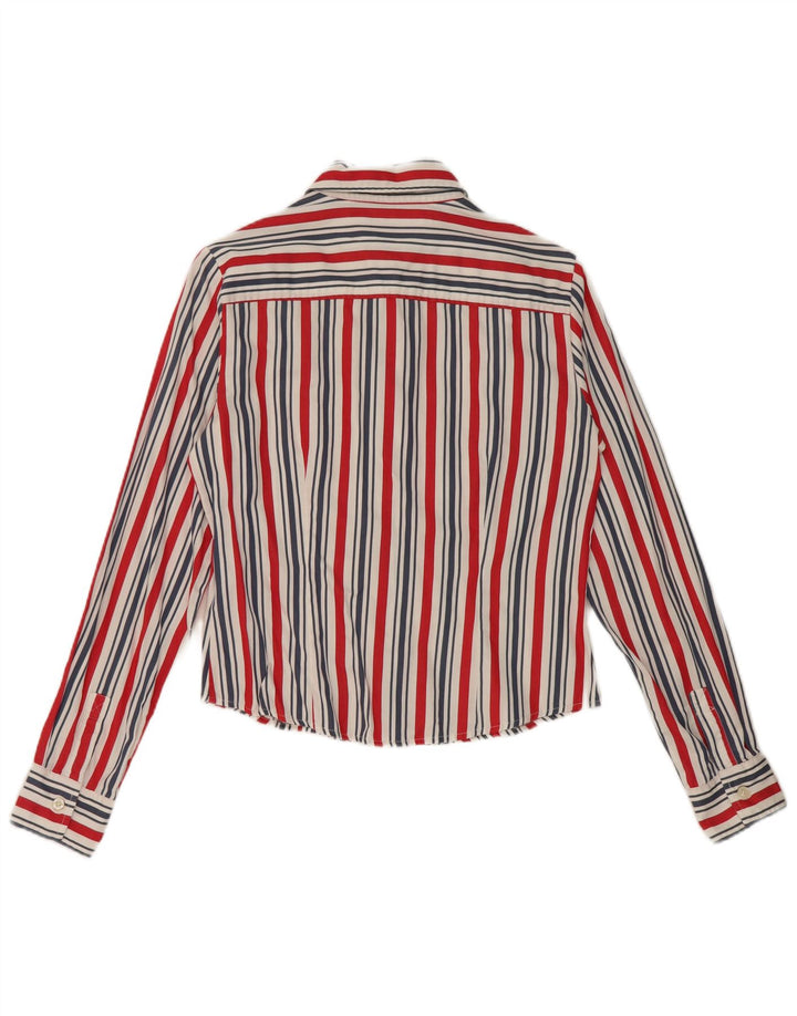 Camisa feminina Tommy Hilfiger US 6 média listrada multicolorida de algodão
