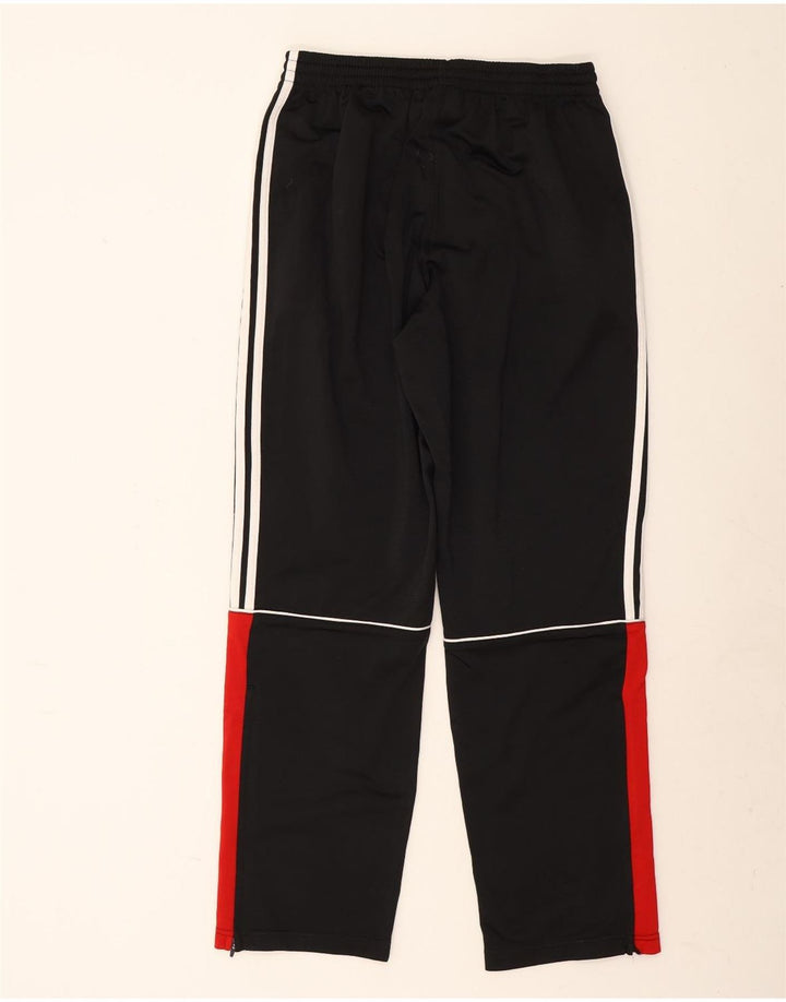 Calça de treino masculina Adidas UK 40/42 médio preto colorblock poliéster
