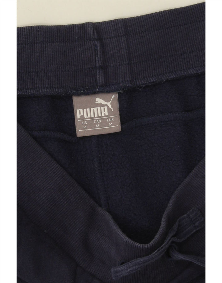 Calça esportiva masculina Puma Graphic Joggers médio algodão azul marinho