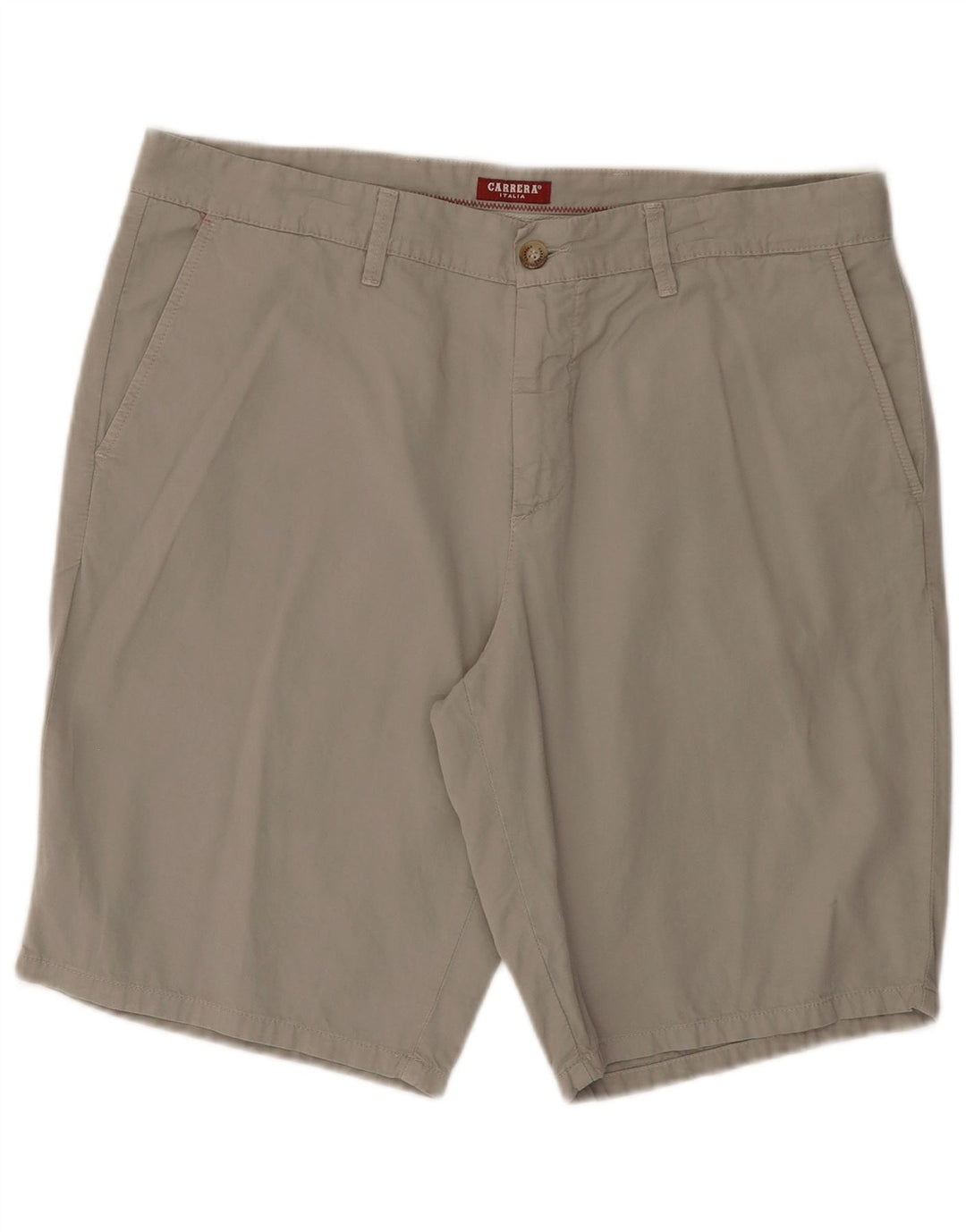 CARRERA Mens Chino Shorts W36 Grande Algodão Cinza