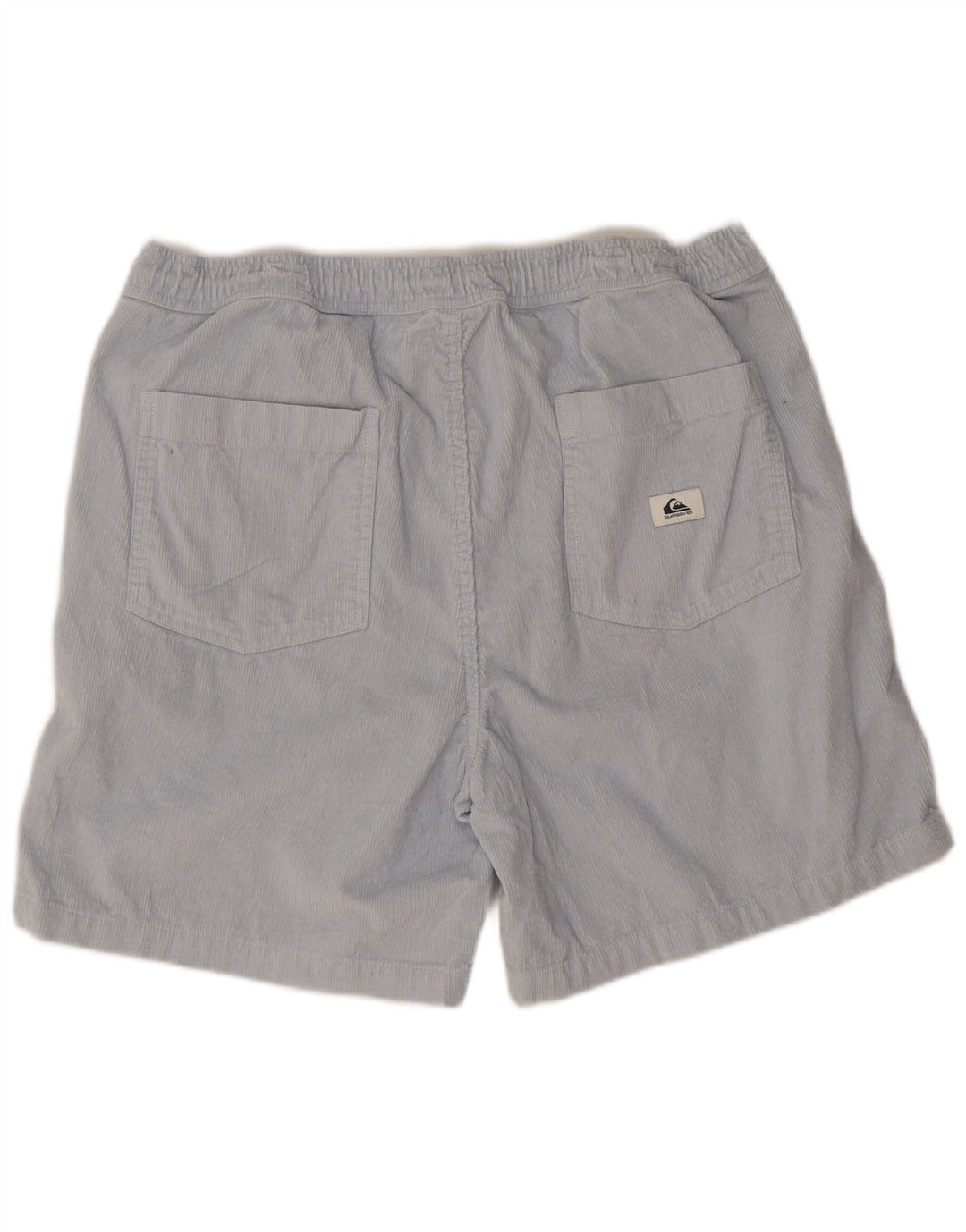 Shorts de veludo masculino Quiksilver médio W32 azul algodão
