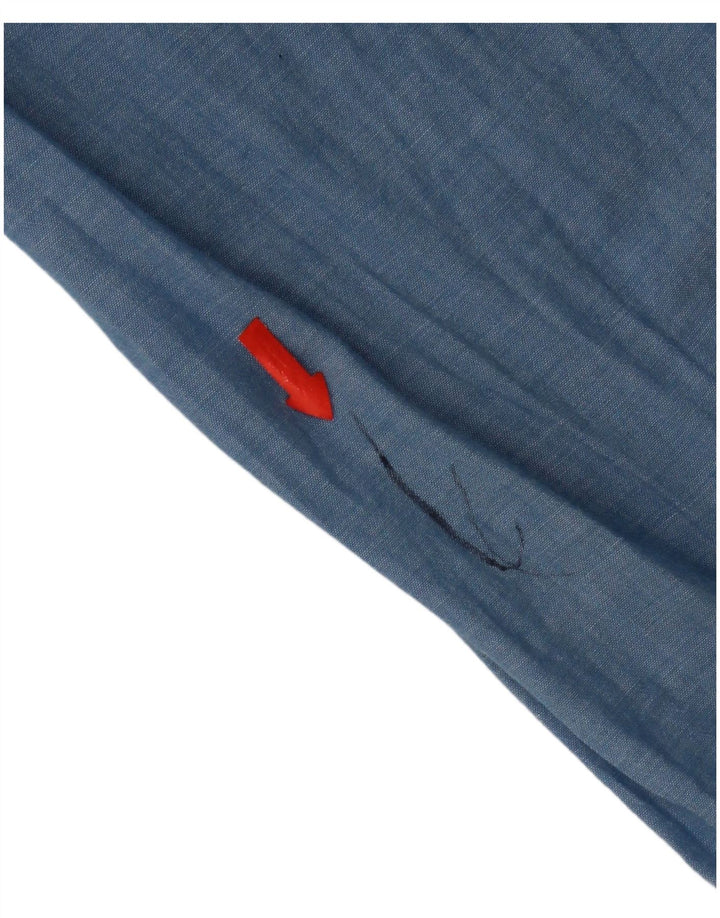 Camisa masculina Lee XL azul algodão