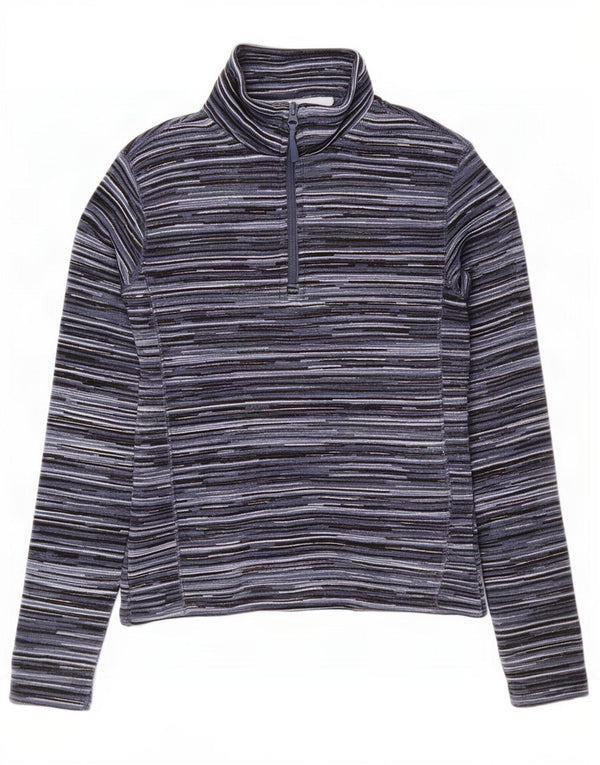 Suéter feminino Mountain Warehouse com zíper e gola redonda Reino Unido 10 pequeno azul marinho