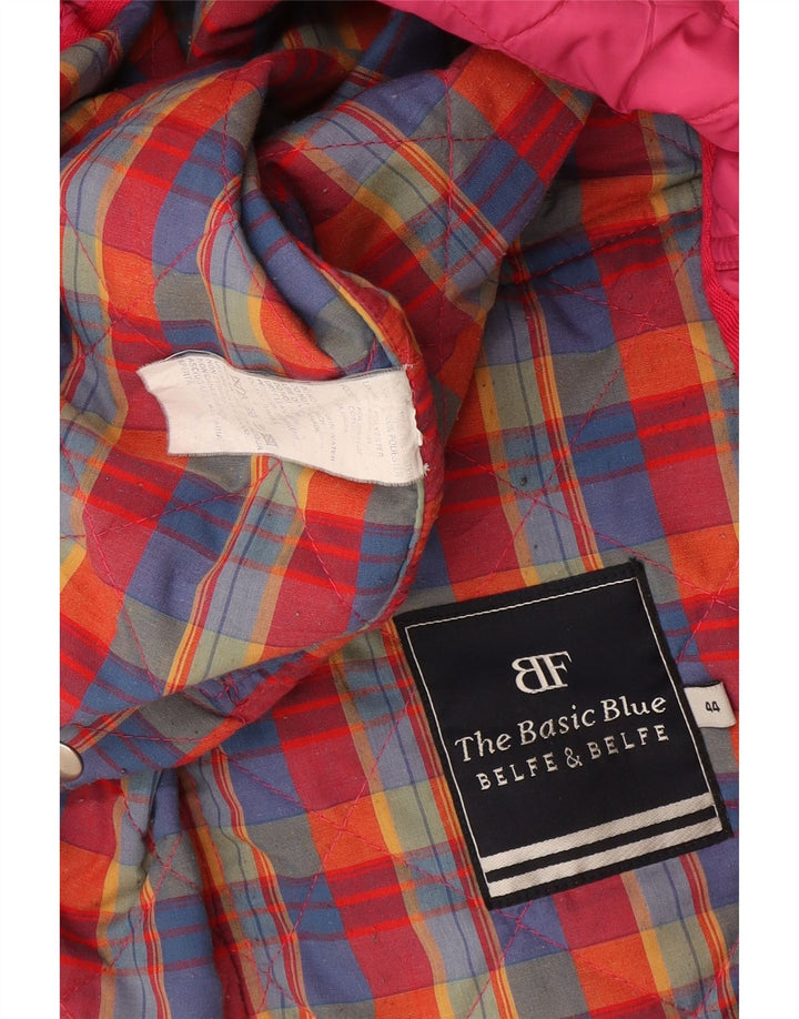 Belfe & Belfe Casaco acolchoado feminino superdimensionado IT 44 poliéster rosa médio