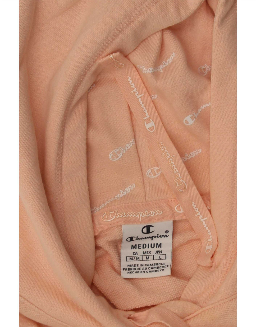 Jumper com capuz feminino Champion UK 12 rosa médio