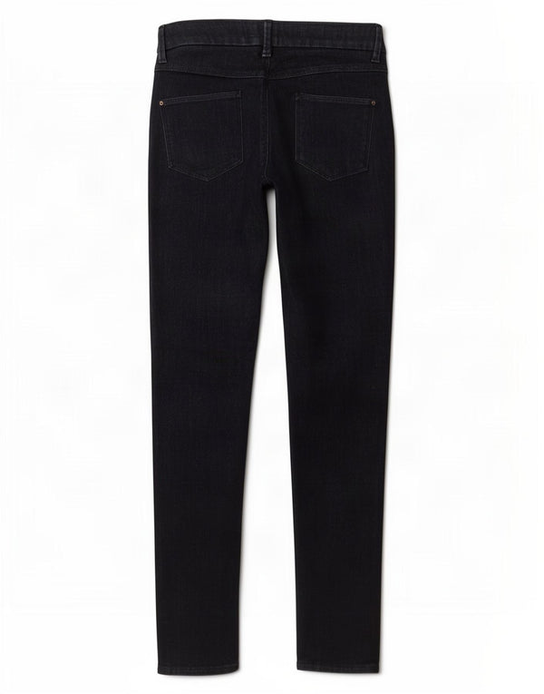 Calça jeans feminina Marks & Spencer UK 12 médio W30 L28 algodão azul marinho