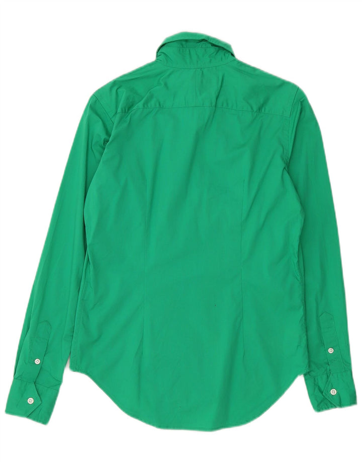 Camisa feminina RALPH LAUREN EUA 4 pequeno algodão verde