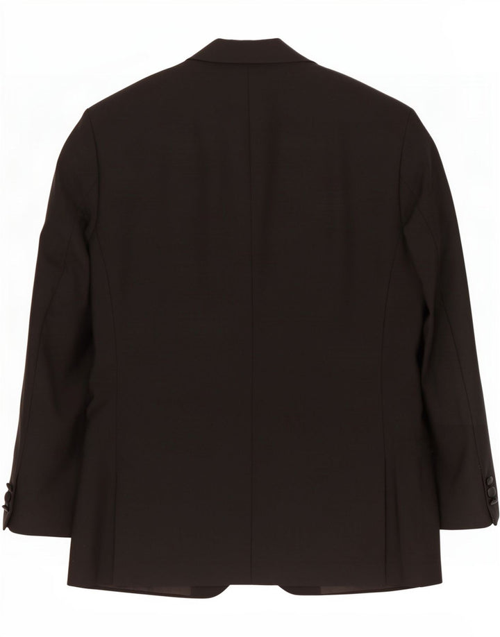 Jaqueta Blazer Masculina de 2 Botões Marks & Spencer UK 40 Poliéster Preto Médio