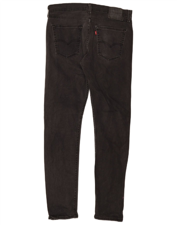 Calça jeans masculina Levi's 512 Slim Tapered W33 L34 cinza algodão