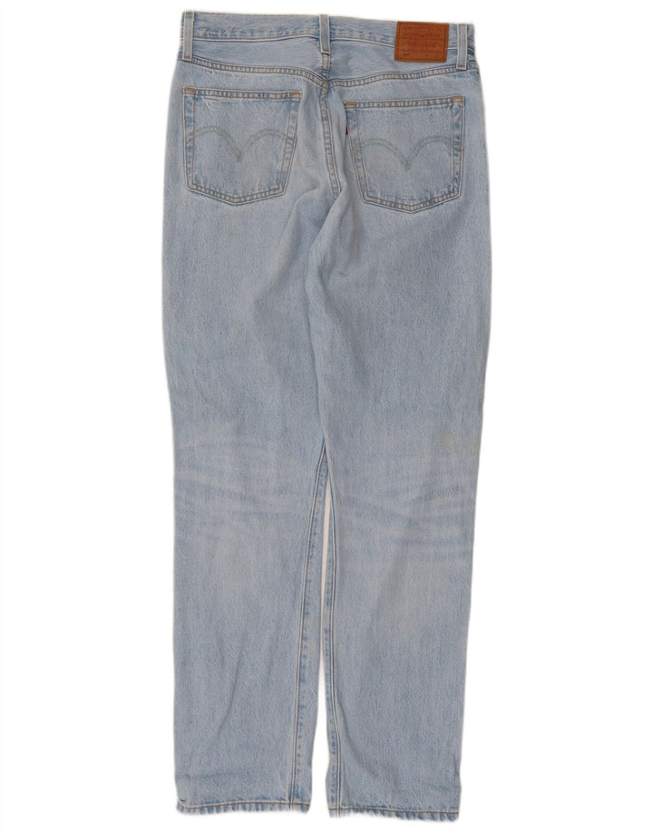 Levi's Masculino 501 Straight Jeans W28 L30 Azul Algodão