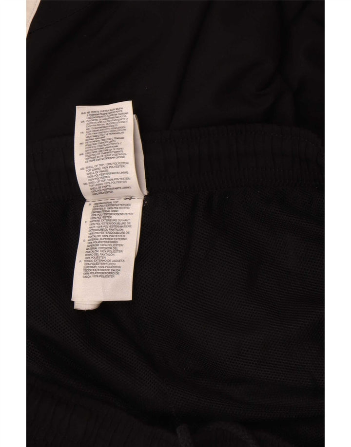 Calça de treino masculina Adidas Joggers UK 40/42 poliéster preto médio
