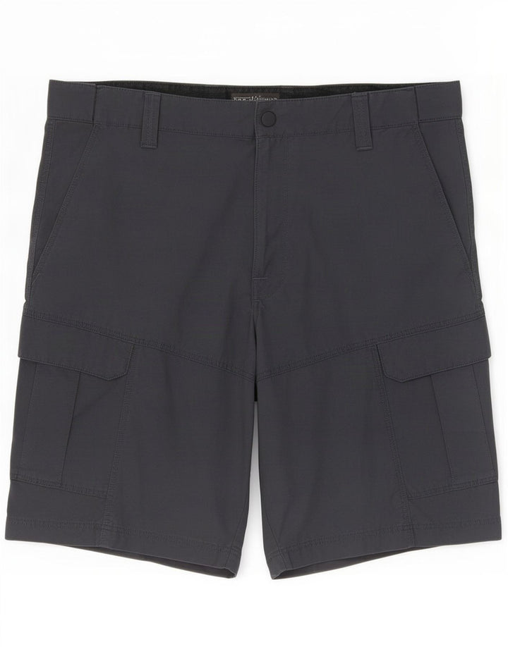 Shorts cargo masculino Marks & Spencer grande W36 azul algodão