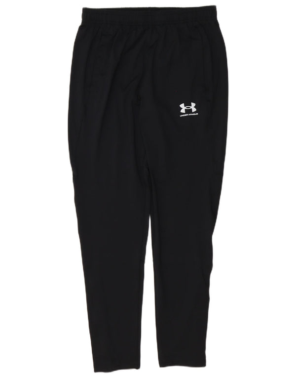 Calça de treino masculina Under Armour poliéster preto médio