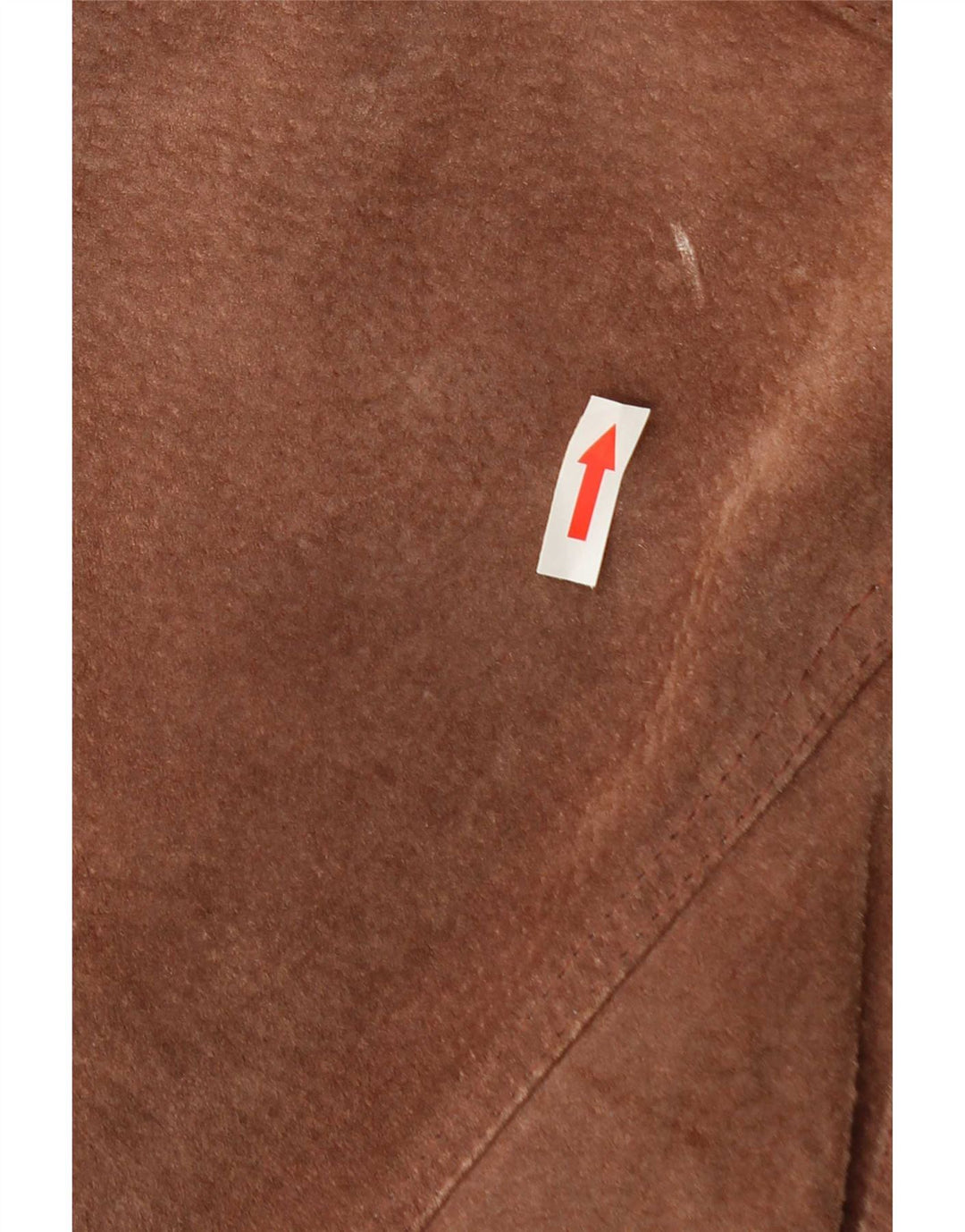 Casaco corta-vento feminino C&A Canda Suede Reino Unido 16 grande couro marrom