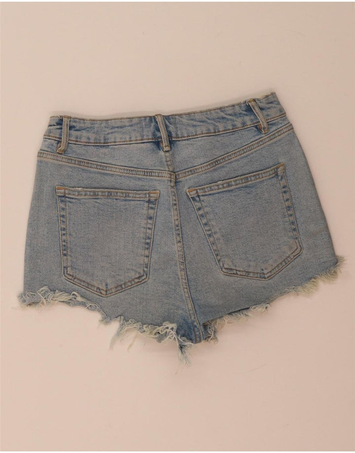 Shorts jeans feminino Zara EU 38 pequeno W28 azul