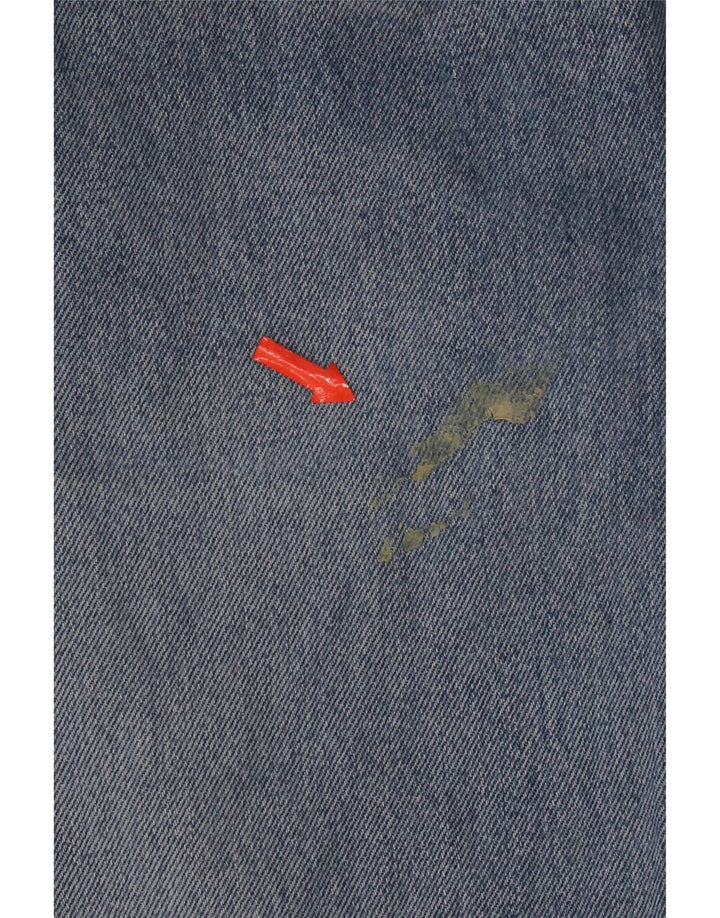 Levi's Masculino 501 Straight Jeans W33 L30 Azul Algodão