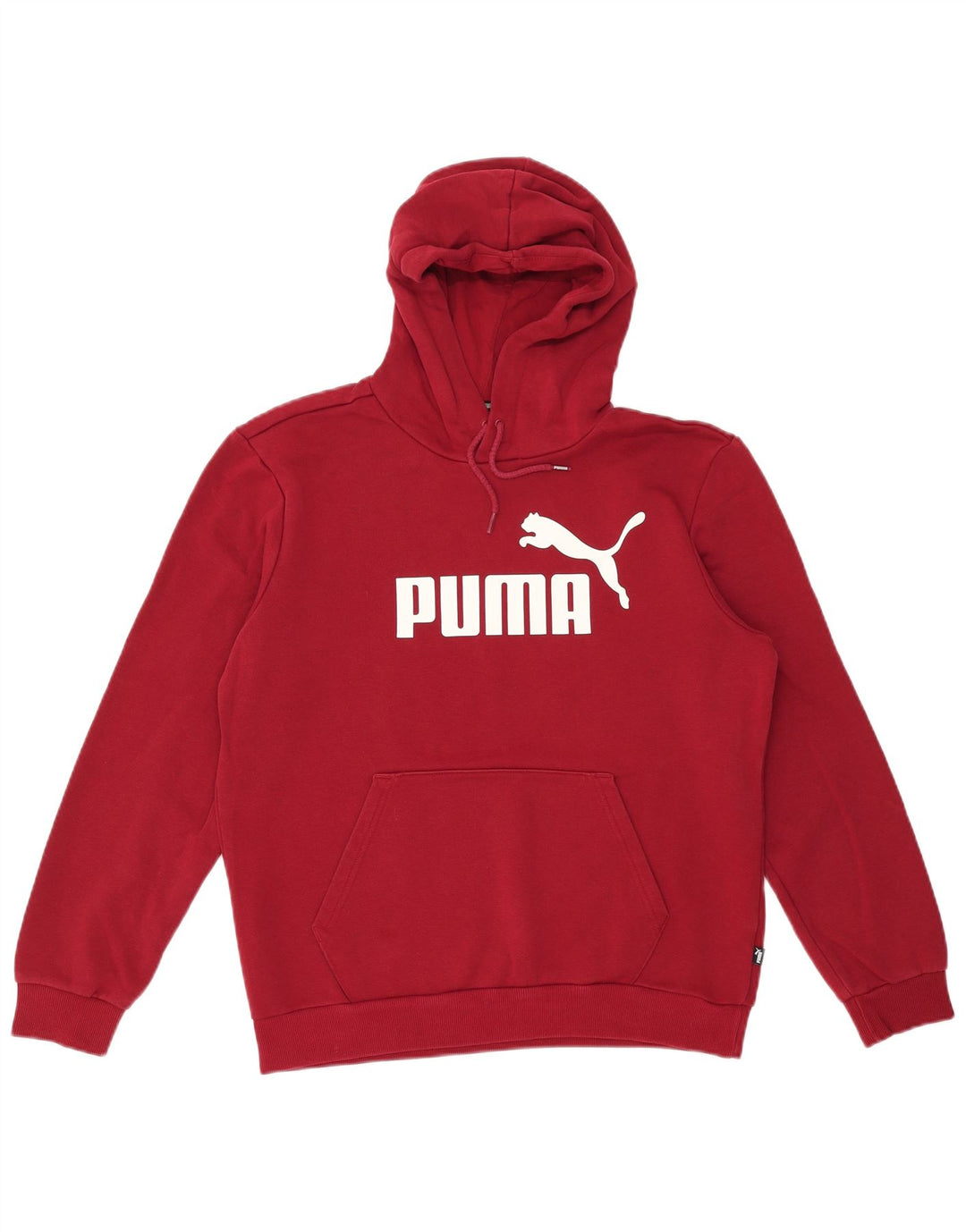 PUMA Mens Graphic Hoodie Jumper Médio Algodão Marrom