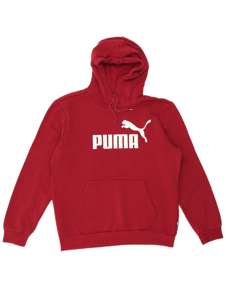 PUMA Mens Graphic Hoodie Jumper Médio Algodão Marrom