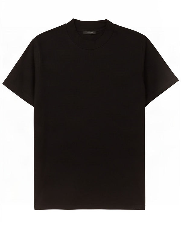 Jack & Jones Camiseta masculina Top Grande Algodão Preto
