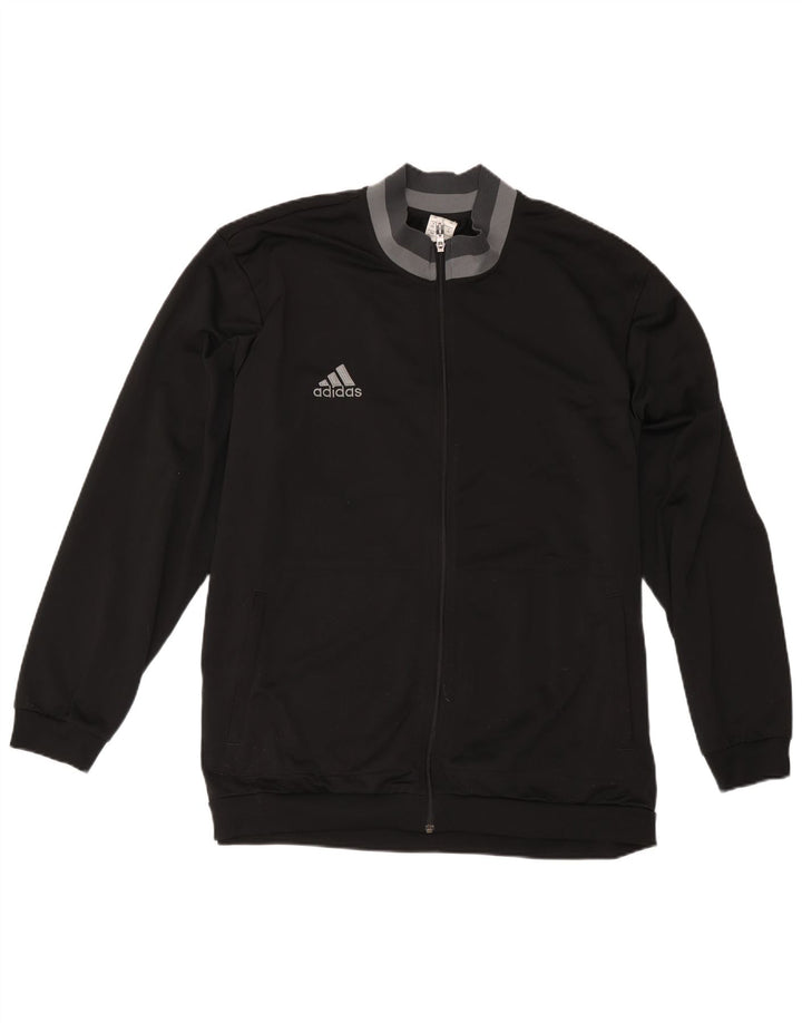 Adidas Mens Treino Top Jacket 2XL Preto Colourblock Poliéster