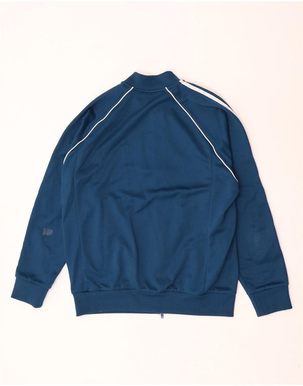 Adidas Mens Retro Treino Top Jaqueta XL Azul Poliéster Esportes