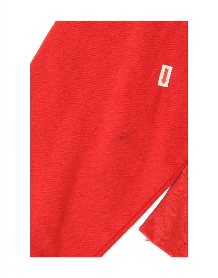 NIKE Womens Sweatshirt Jumper UK 16/18 XL Vermelho Algodão
