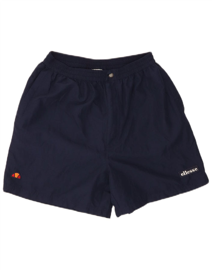 Ellesse Mens Casual Shorts Grande W36 Poliéster Azul Marinho