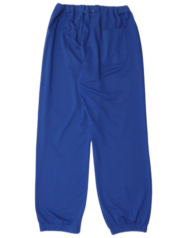 Calça de treino masculina Diadora Joggers grande poliéster azul