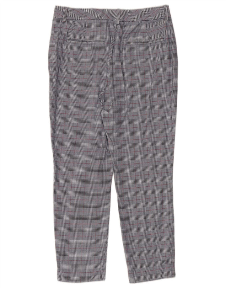 Calça Chino Mulher Massimo Dutti EU 38 Pequeno W30 L26 Azul Houndstooth