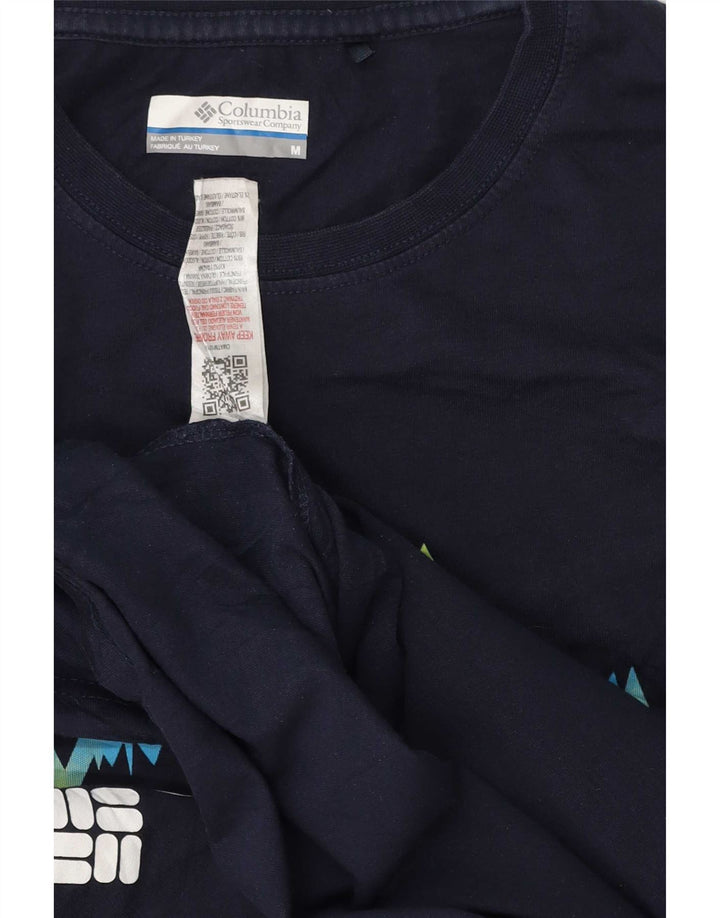 Camiseta Columbia Masculina Graphic Top Médio Algodão Azul Marinho