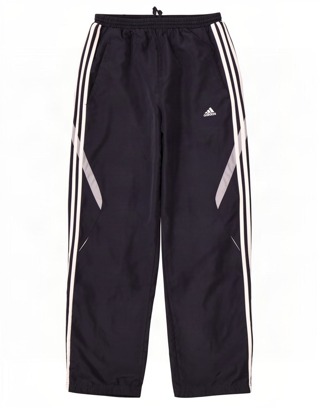 Calça de treino masculina Adidas Climacool grande bloco colorido azul marinho