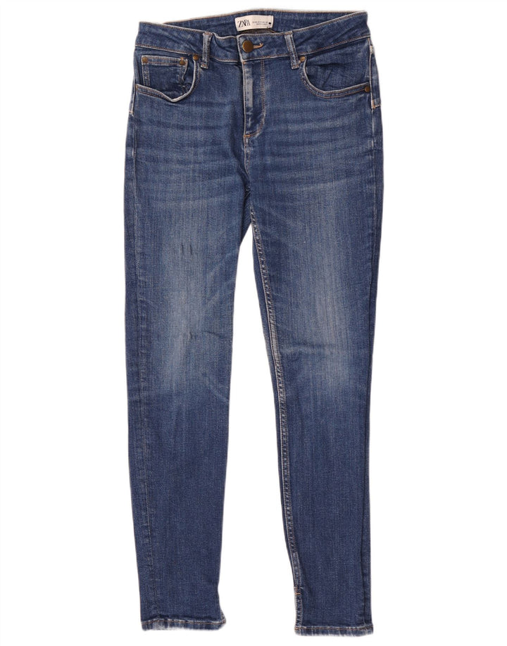 Zara Jeans Skinny Feminino EU 40 Médio W30 L29 Azul