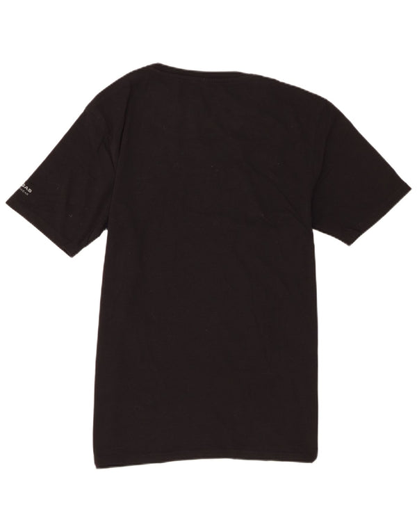 Camiseta gráfica masculina Gas Top 2XL algodão preto