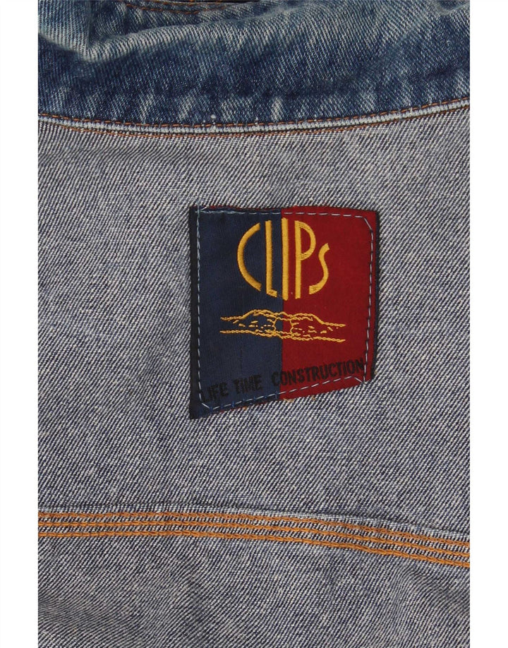 Jaqueta jeans masculina Clips UK 42 XL azul