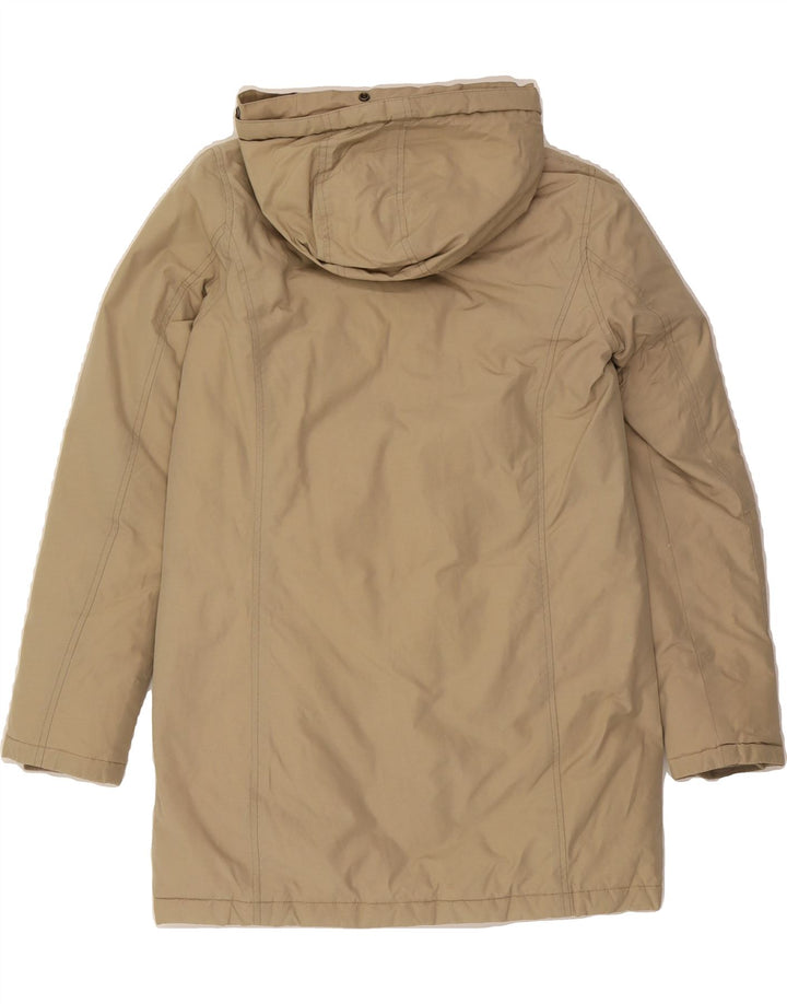 WOOLRICH Girls Hooded Padded Coat 13-14 Years Beige Nylon Vintage Woolrich and Second-Hand Woolrich from Messina Hembry 