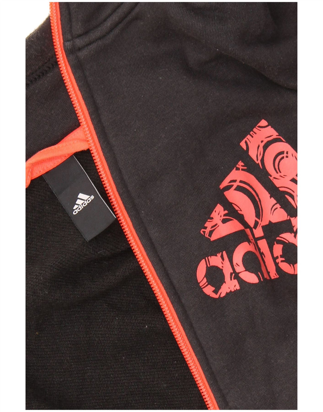 ADIDAS Womens Graphic Tracksuit Top Jacket UK 16 Grande Cinza
