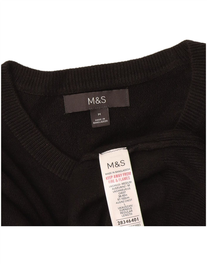 Suéter masculino Marks & Spencer com gola redonda Reino Unido 38/40 cinza médio acrílico