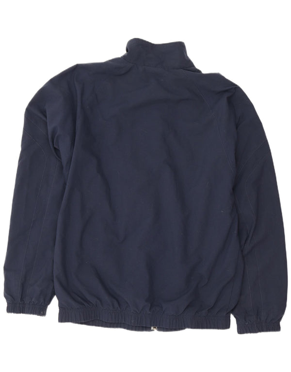 Nike Mens Tracksuit Top Jacket UK 38/40 Médio Azul Marinho Poliéster