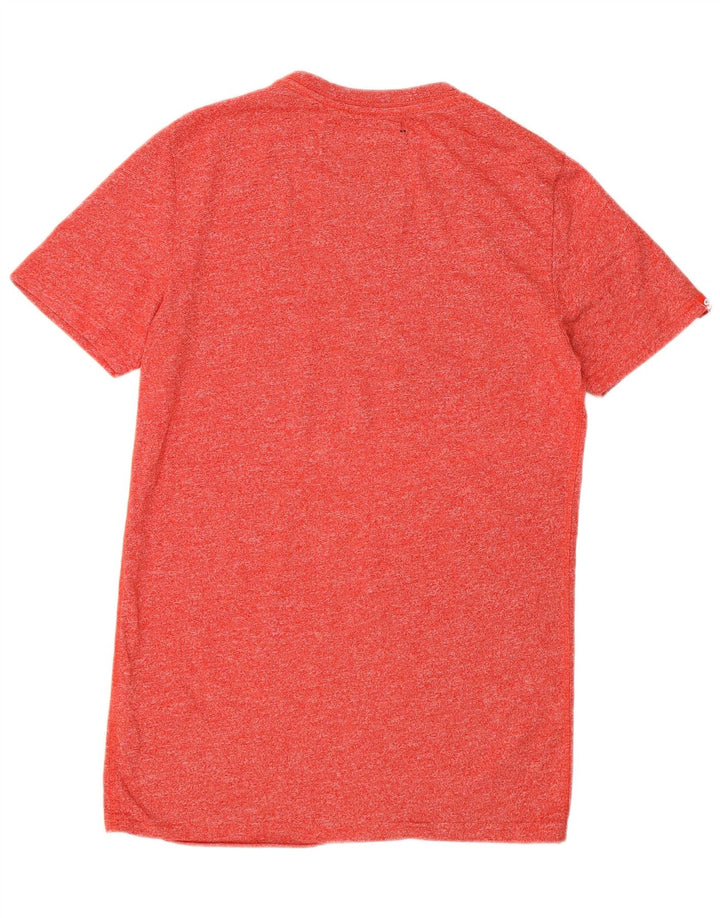 Camiseta masculina gráfica SUPERDRY top pequeno algodão vermelho