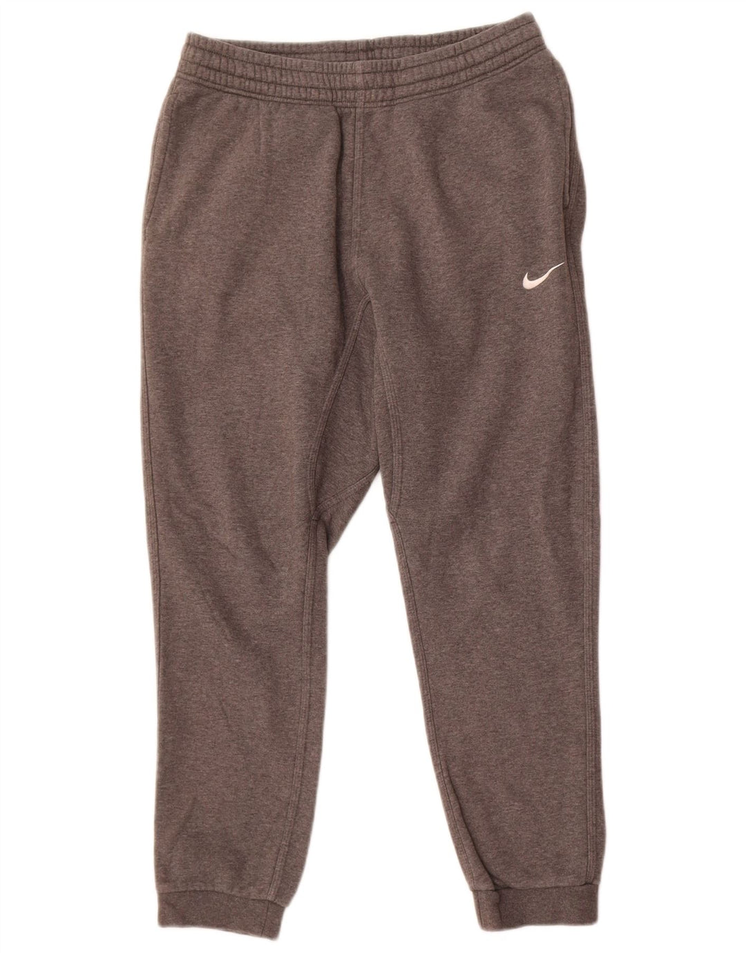 Calça de treino masculina Nike joggers cinza médio algodão
