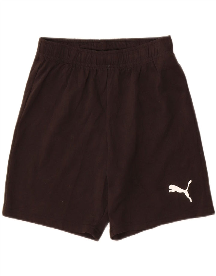 Shorts esportivos Puma meninos 13-14 anos preto poliéster