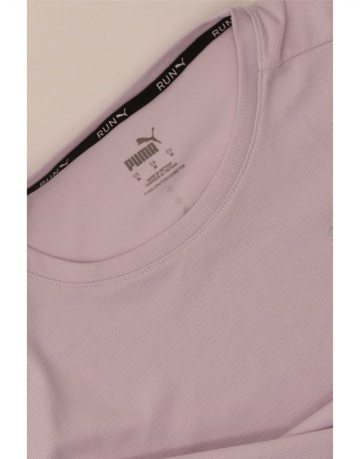 Camiseta feminina Puma UK 12 poliéster colorblock rosa médio